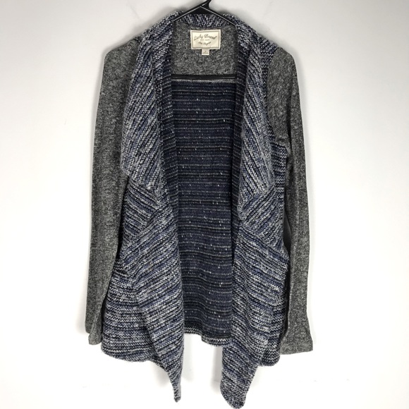 Knit Wrap Cardigan Sweater Navy | Poshmark
